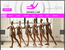Tablet Screenshot of houstondancelab.com
